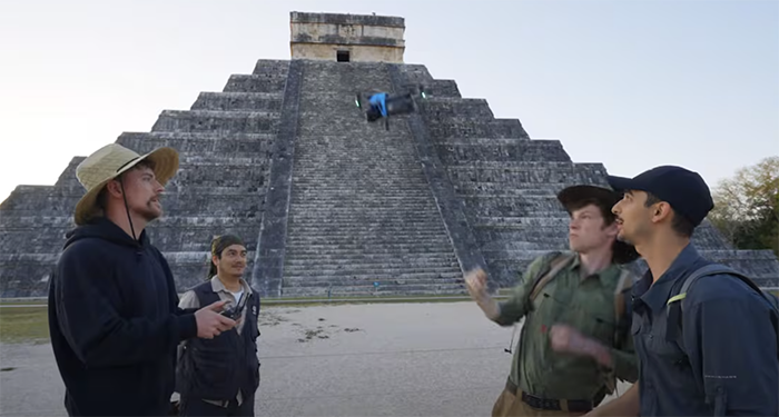 El INAH acusa a la empresa de MrBeast de daños al patrimonio histórico